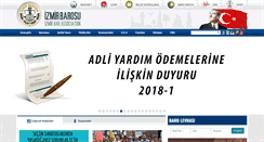 Desktop Screenshot of izmirbarosu.org.tr