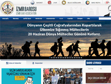Tablet Screenshot of izmirbarosu.org.tr